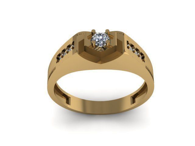 men ring 3D print model_2