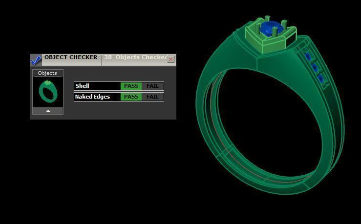 men ring 3D print model_14