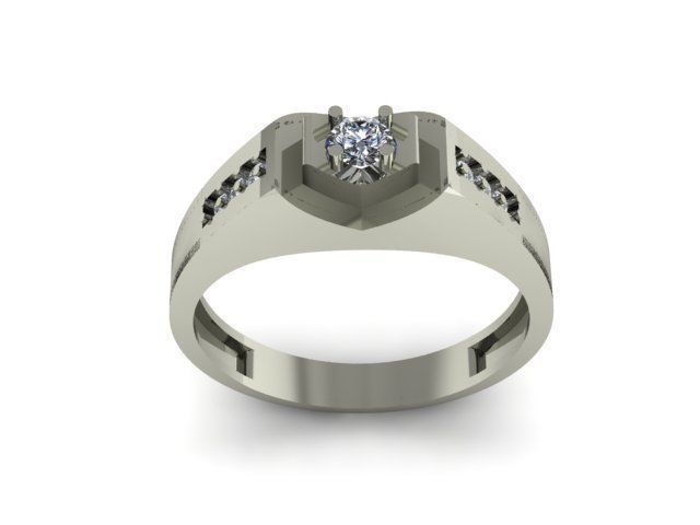 men ring 3D print model_3