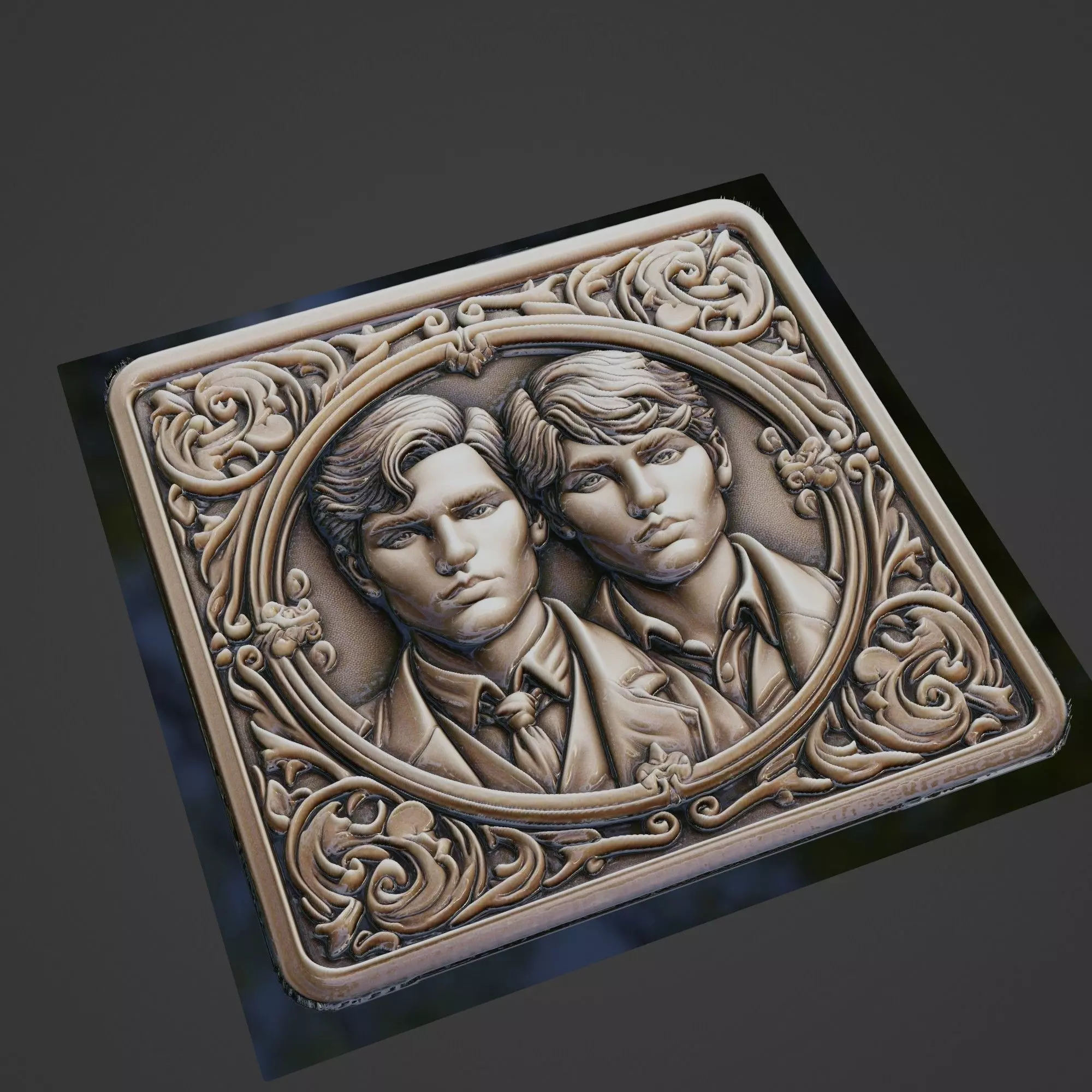 Love Medallion 3D print model