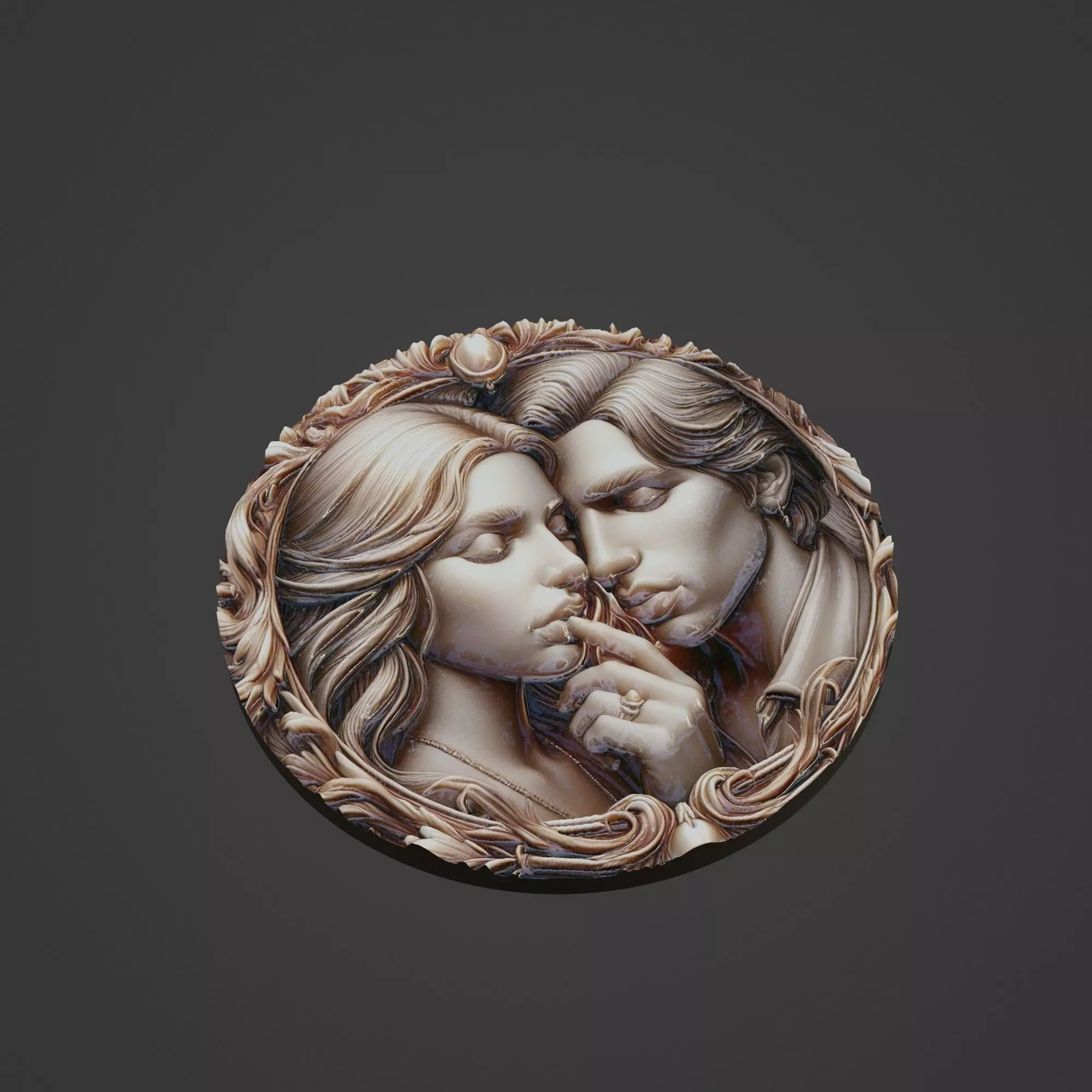 Love Medallion 3D print model