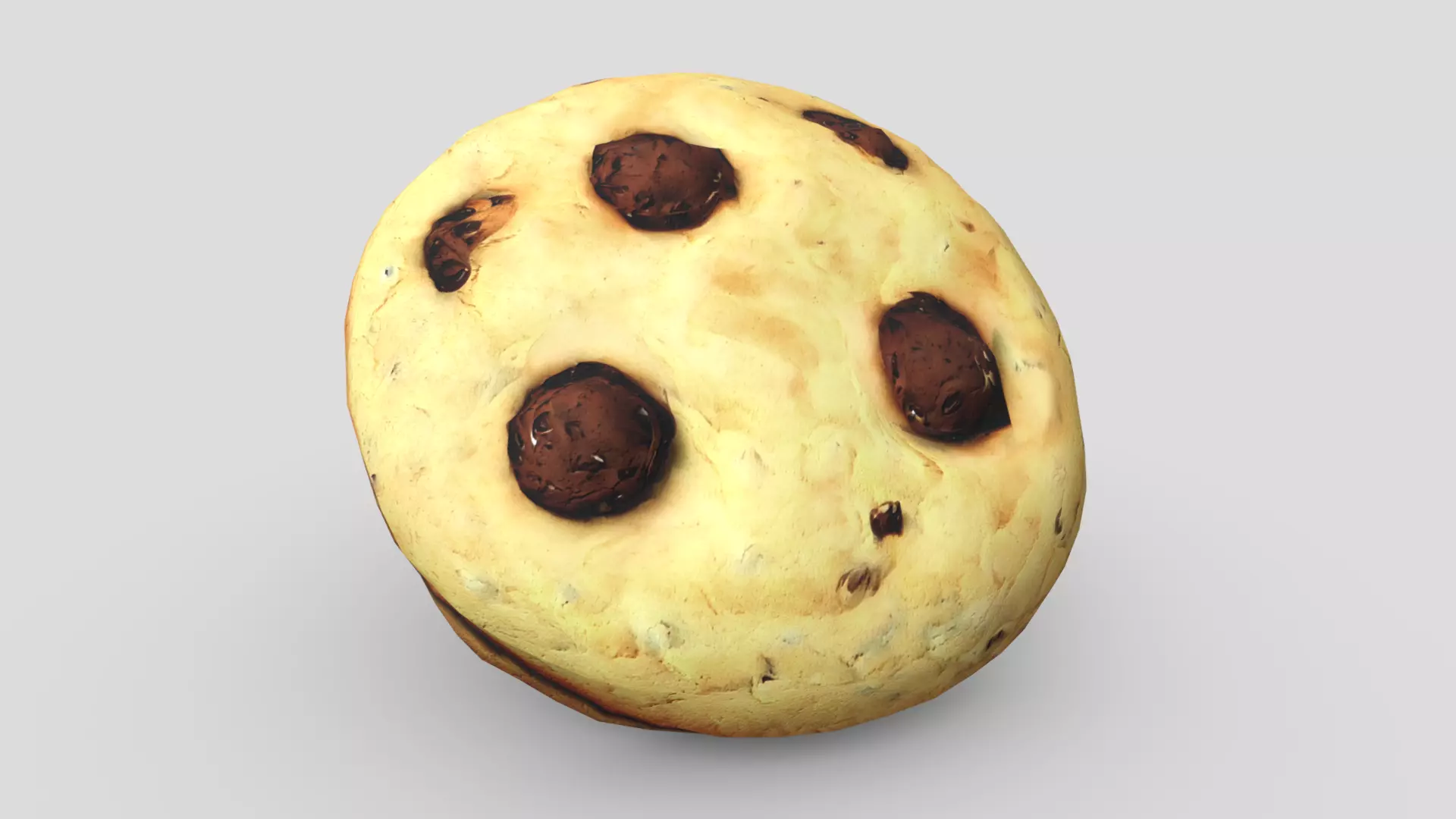 CC0 - Cookie Free low-poly 3D model