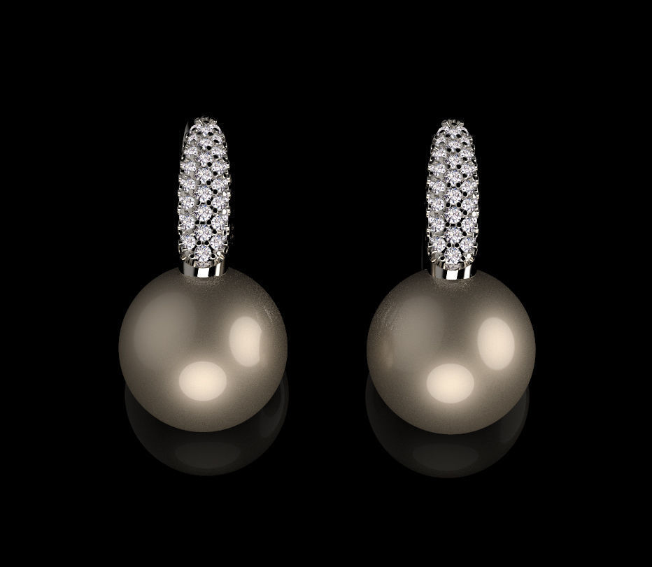 earrings 3D print model_5