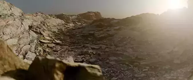 22 Very high quality 3d scans of a dry lake bed