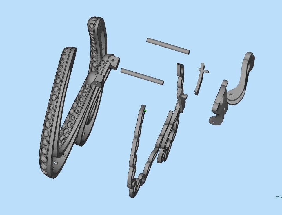 earrings 3D print model_8