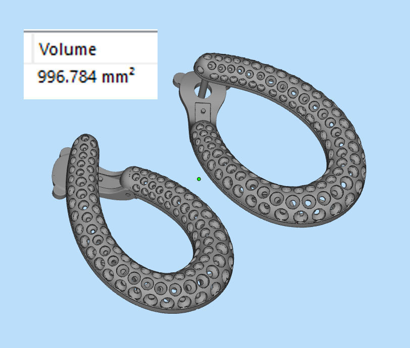 earrings 3D print model_11