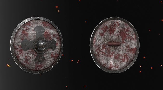 Medieval Shield  Low-poly 3D model