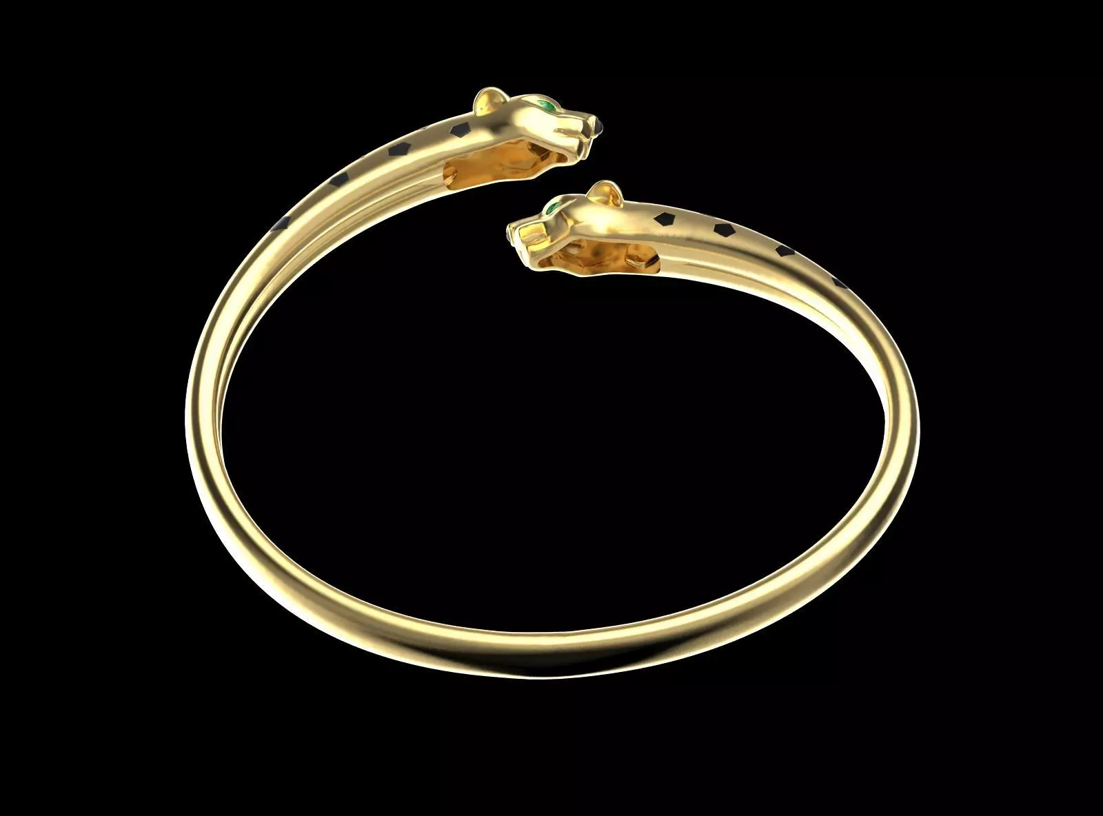 BRACELET  PANTHER 3D print model_31