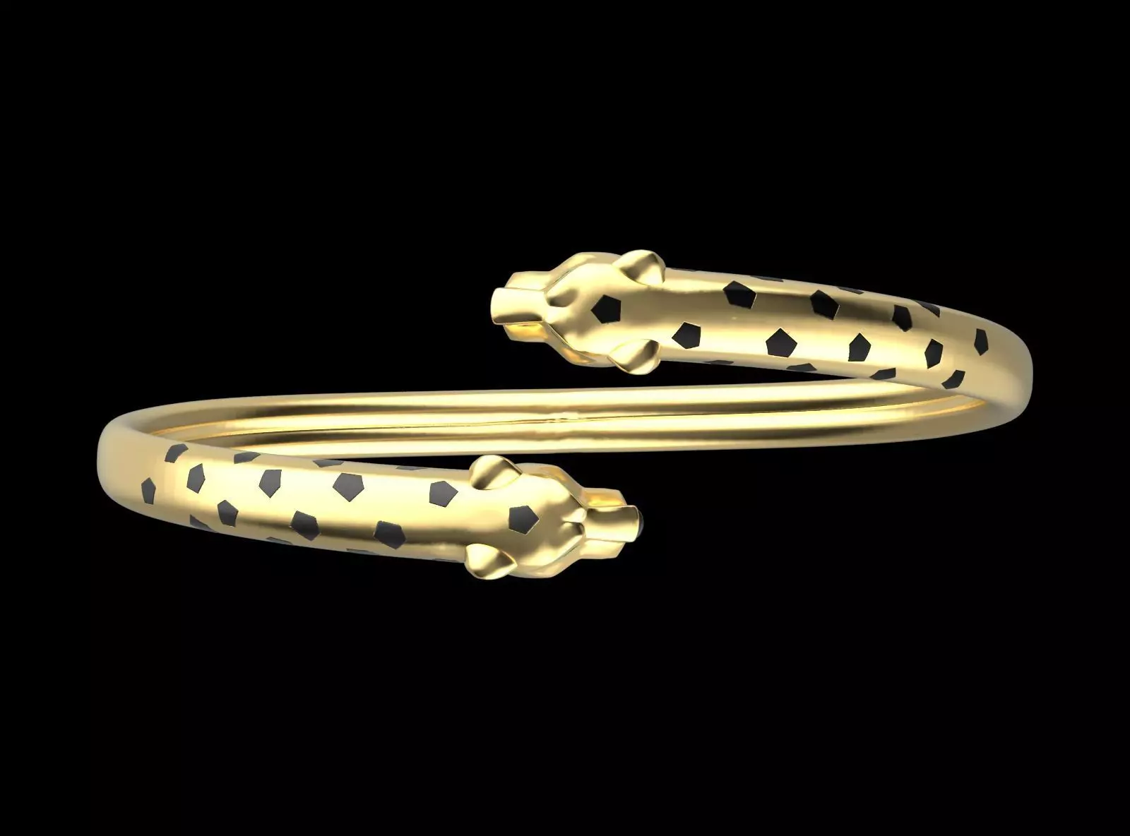BRACELET  PANTHER 3D print model_1
