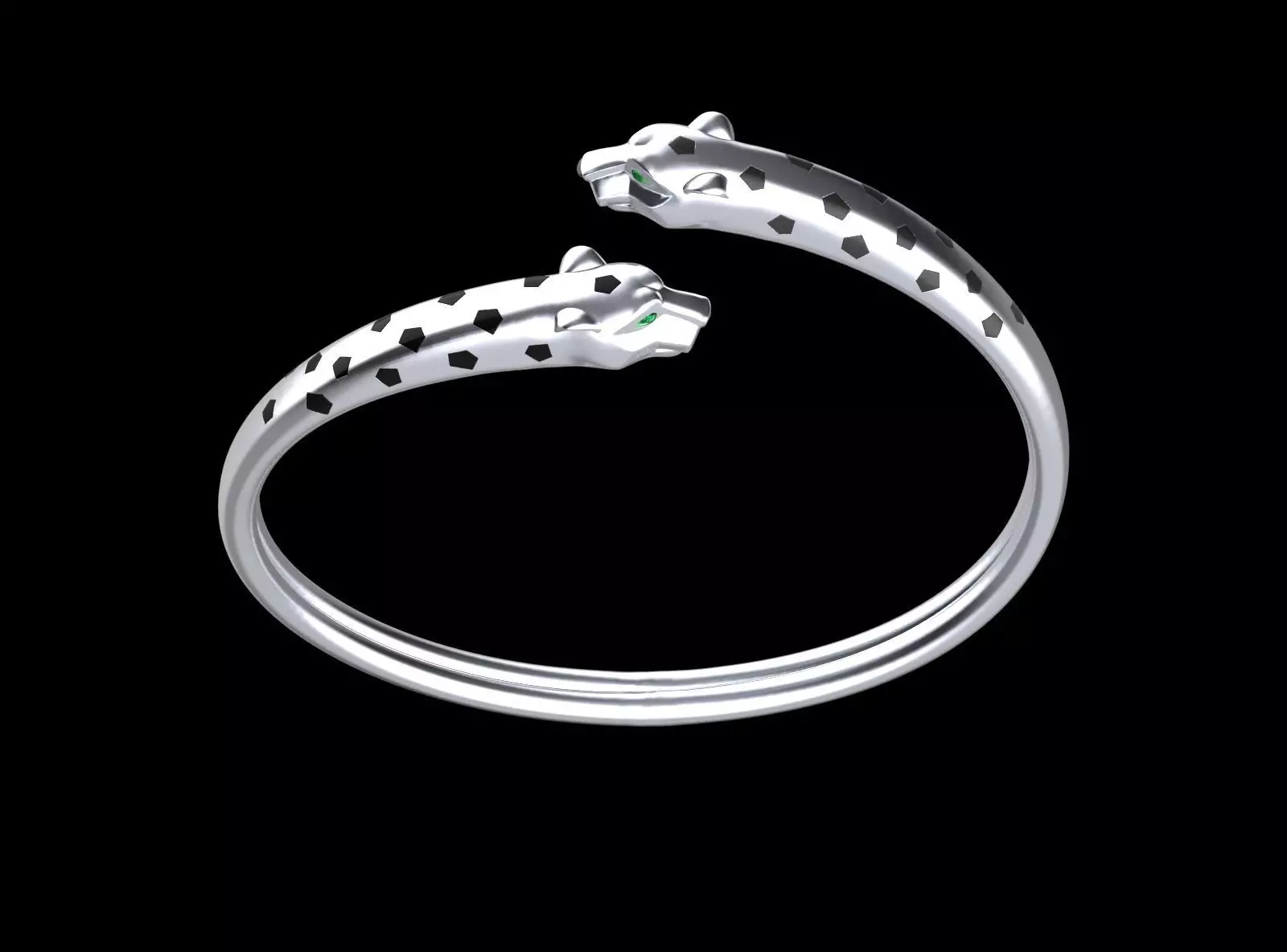 BRACELET  PANTHER 3D print model_37