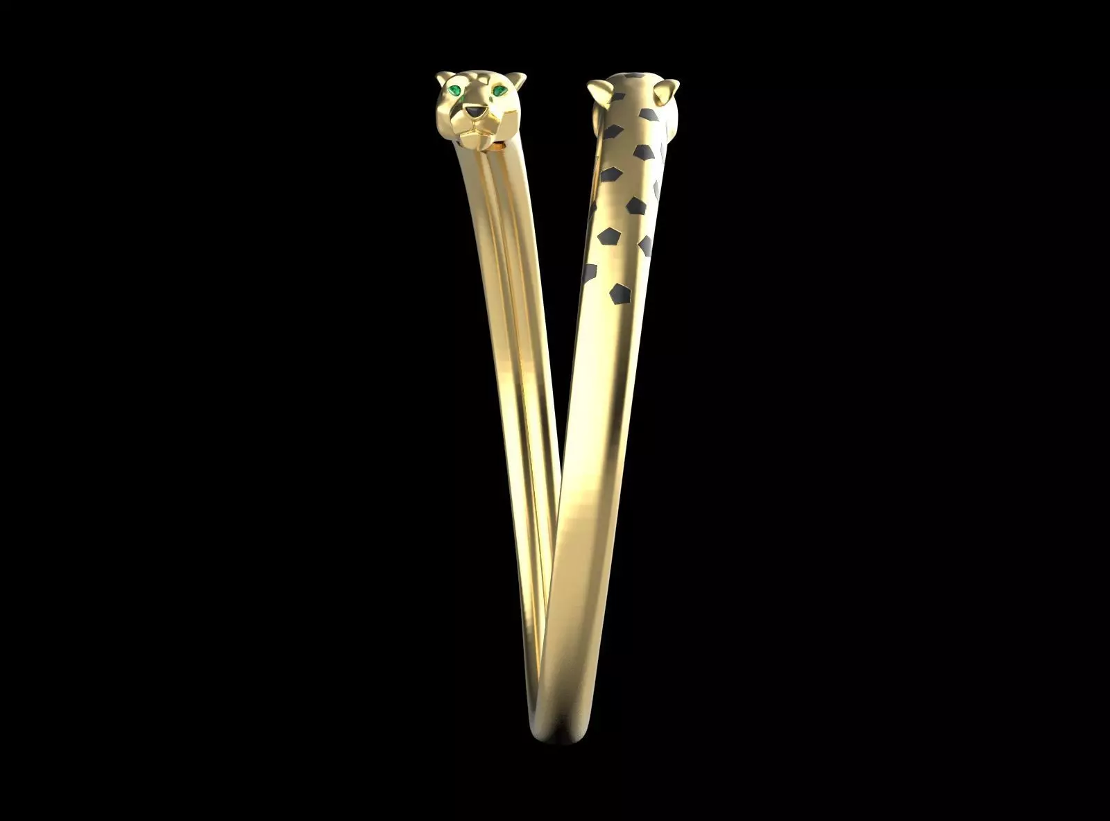 BRACELET  PANTHER 3D print model_4