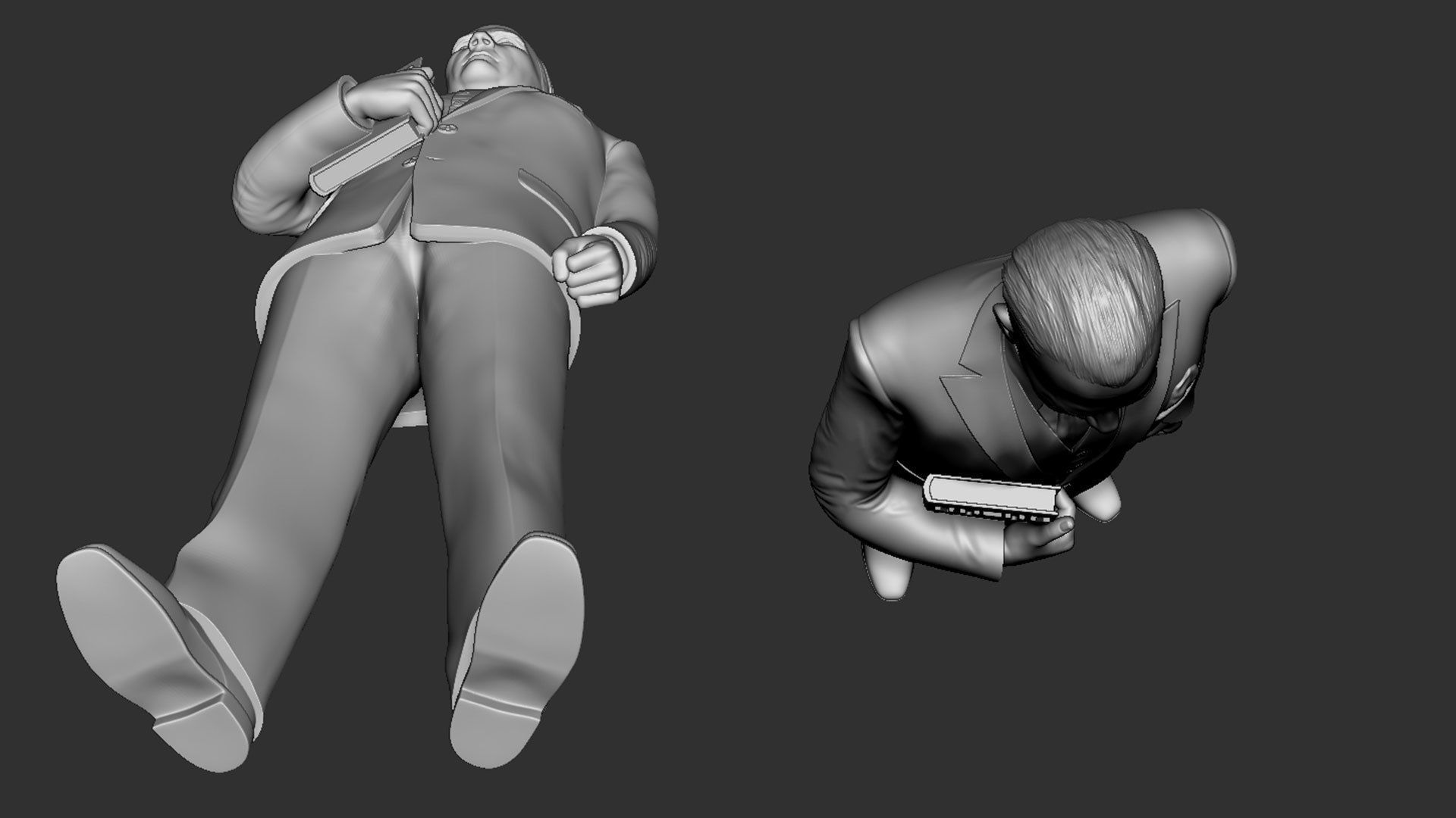 Gazi Mustafa Kemal Ataturk Statue 3D print model_8