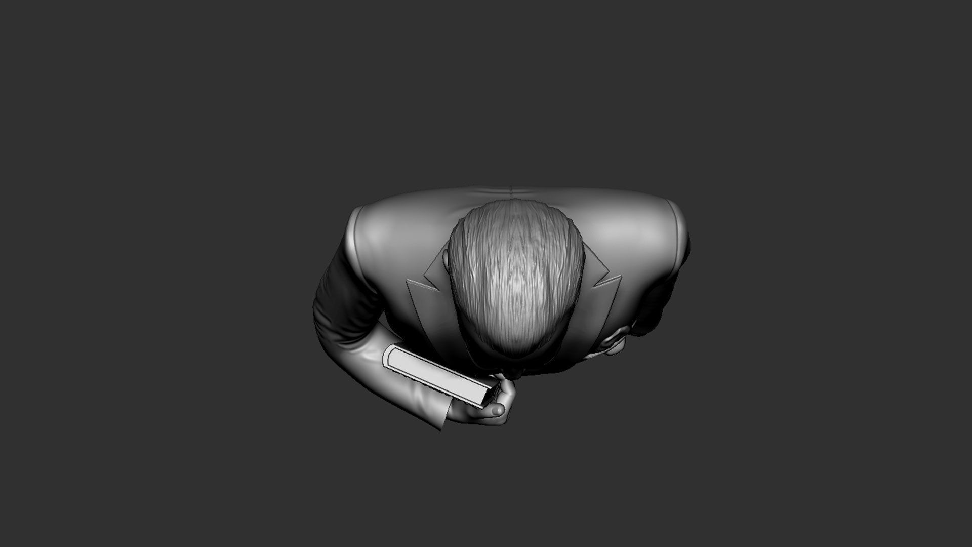 Gazi Mustafa Kemal Ataturk Statue 3D print model_9