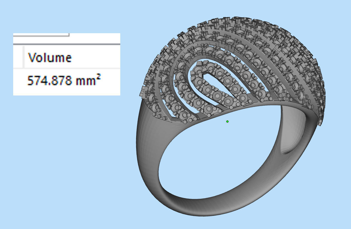 ring earrings 3D print model_17