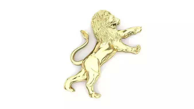 Lion sculpture 3D 3D print model