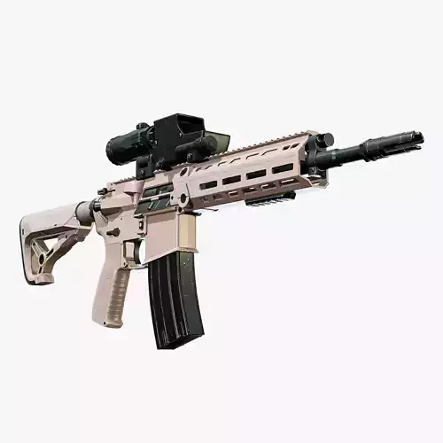 IWI Arad Rifle Low-poly 3D model