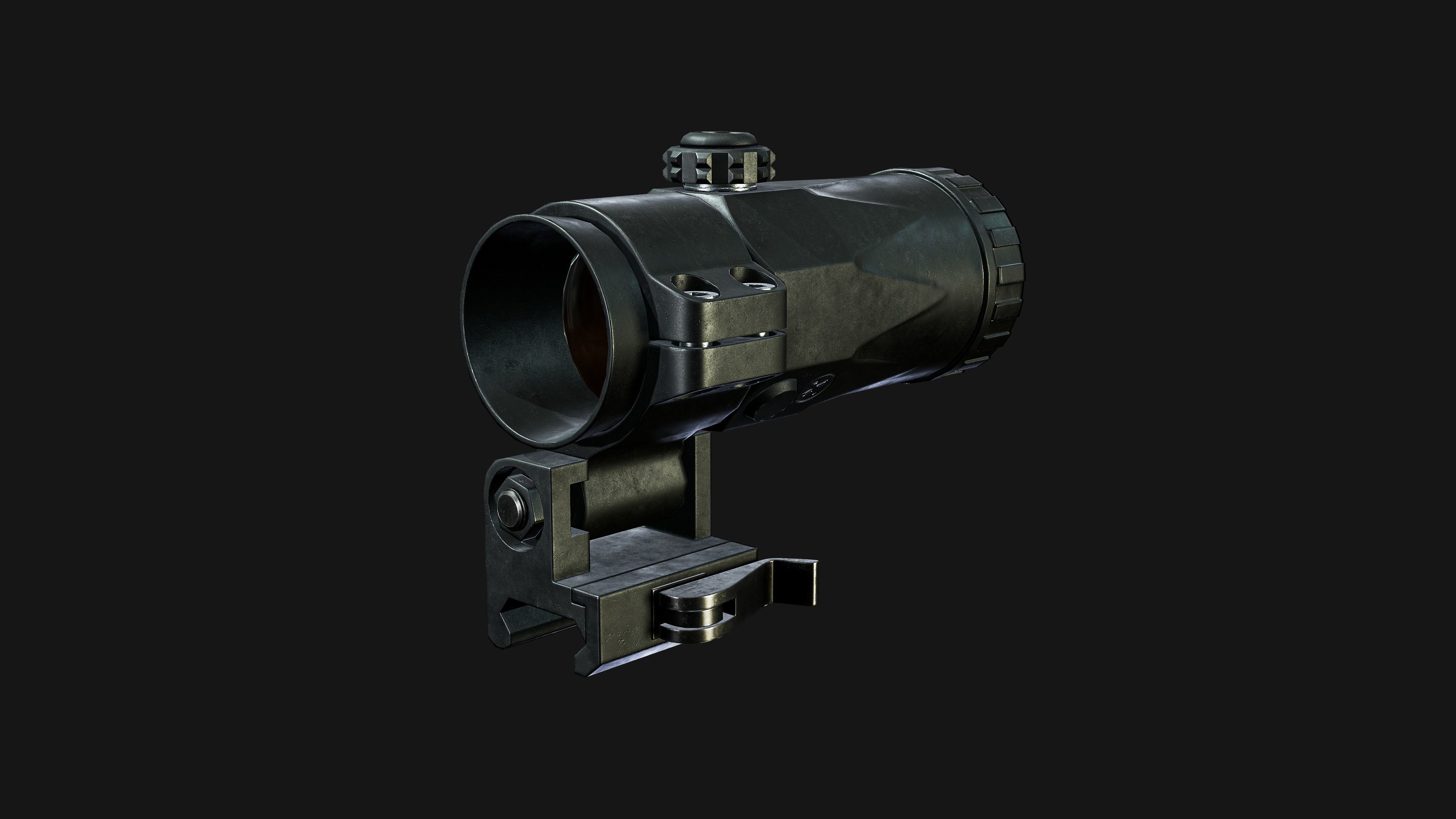 IWI Arad Rifle Low-poly 3D model_14