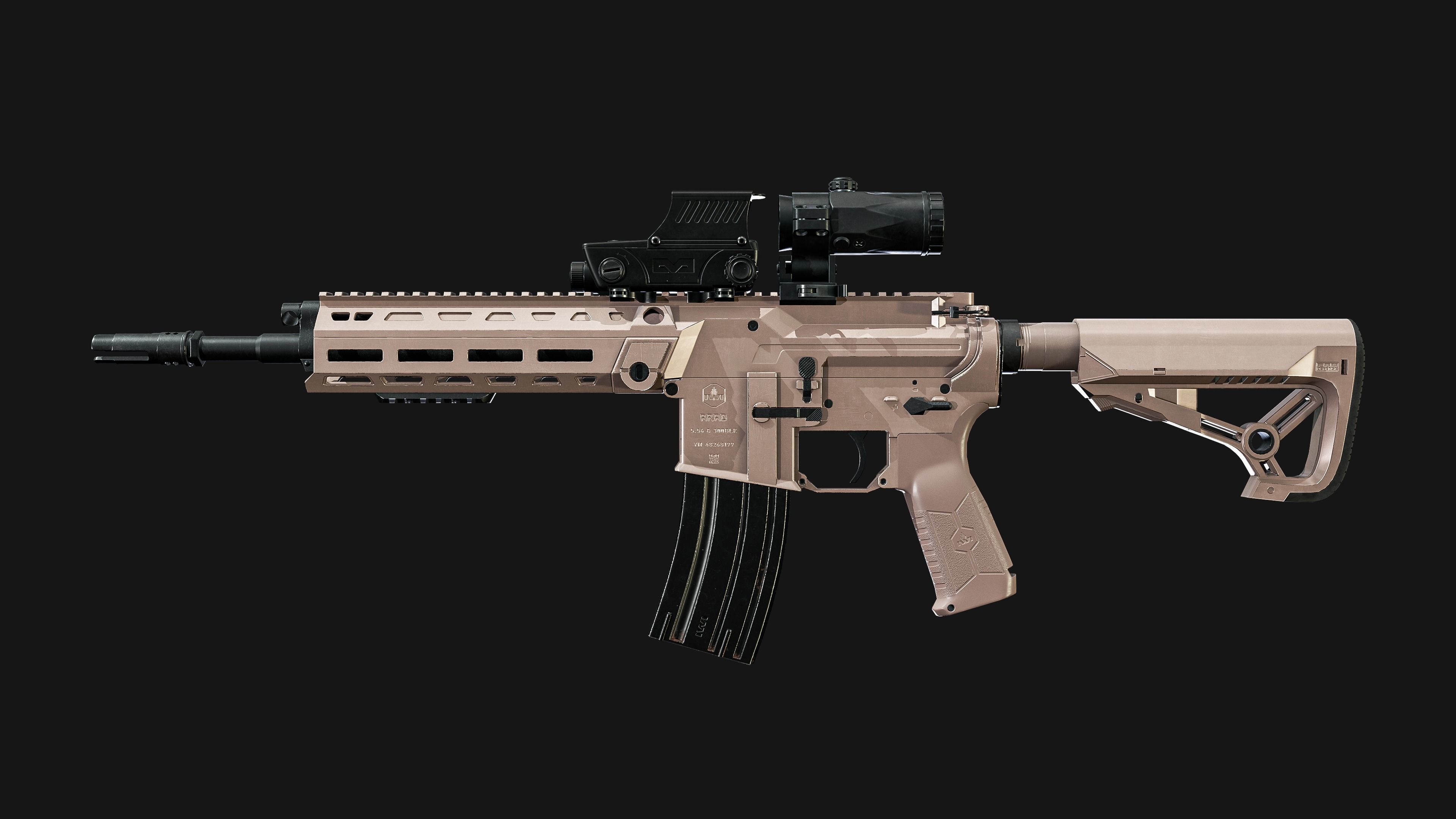 IWI Arad Rifle Low-poly 3D model_6