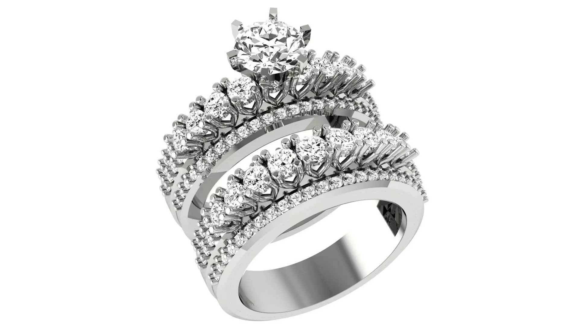 Bridal Set 3dm stl renders details 3D print model_0