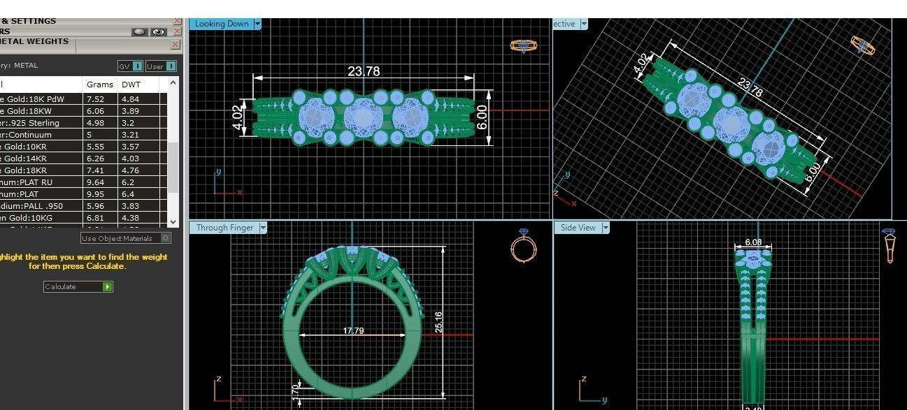 Bridal Set 3dm stl renders details 3D print model_1
