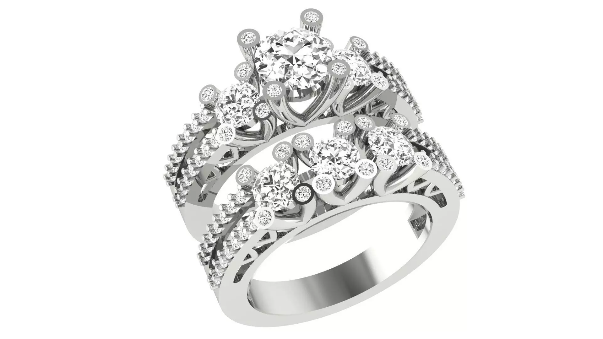 Bridal Set 3dm stl renders details 3D print model_0