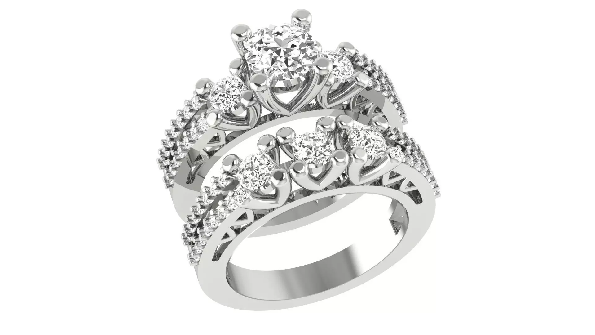 Bridal Set 3dm stl renders details 3D print model_0