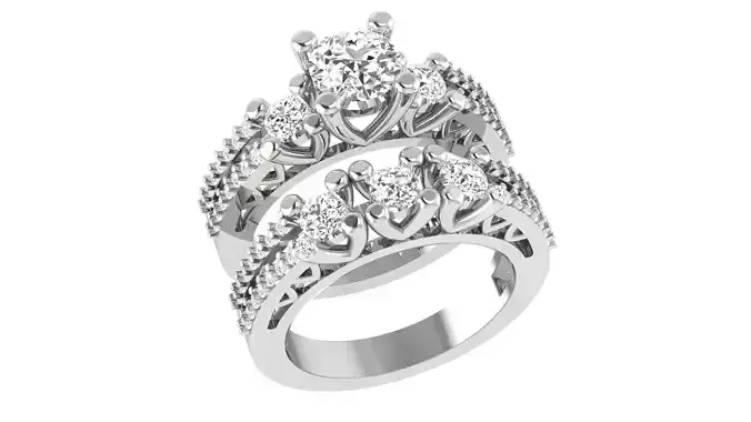 Bridal Set 3dm stl renders details