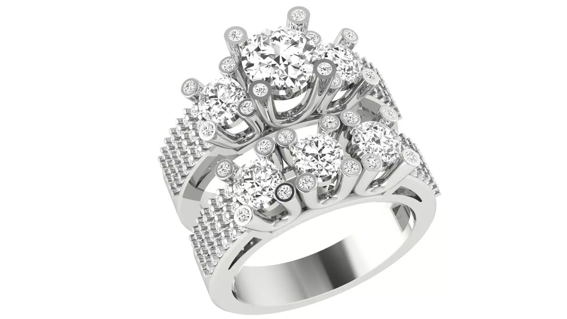 Bridal Set 3dm stl renders details 3D print model_0