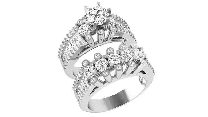 Bridal Set 3dm stl renders details