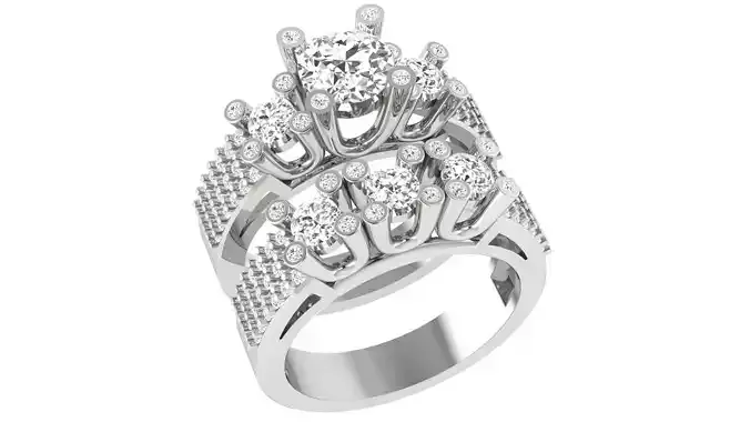 Bridal Set 3dm stl renders details