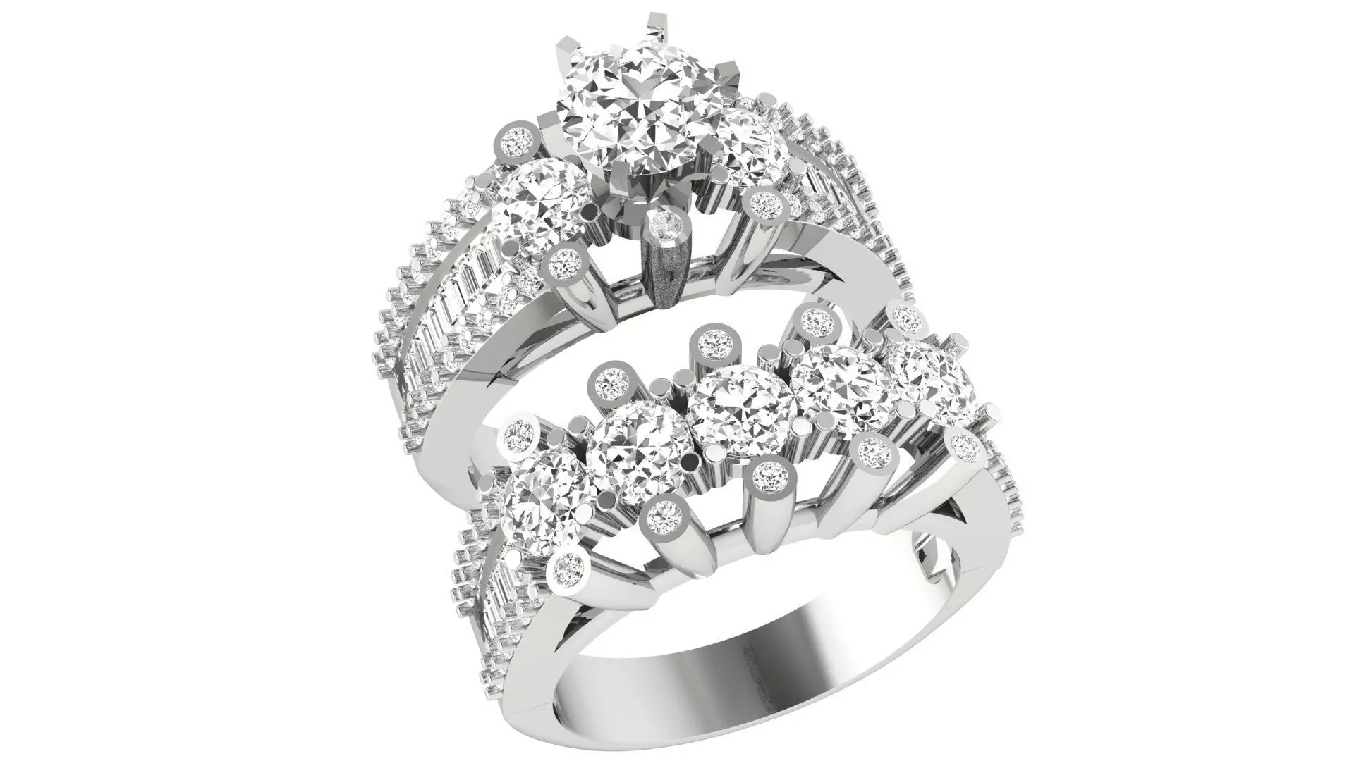 Bridal Set 3dm stl renders details 3D print model_0