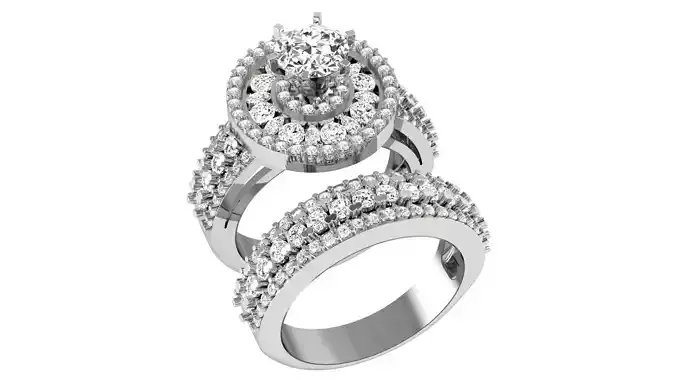 Bridal Set 3dm stl renders details