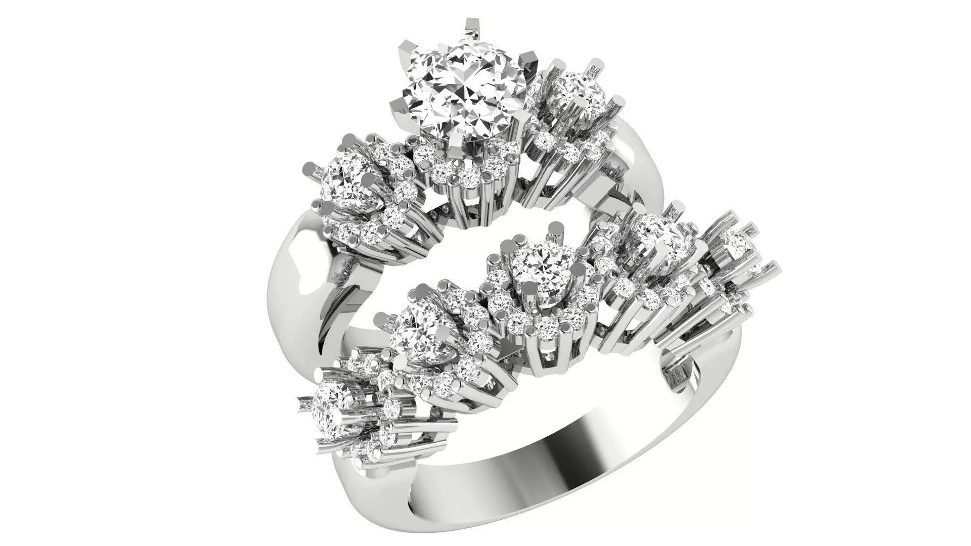 Bridal Set 3dm stl renders details 3D print model_0