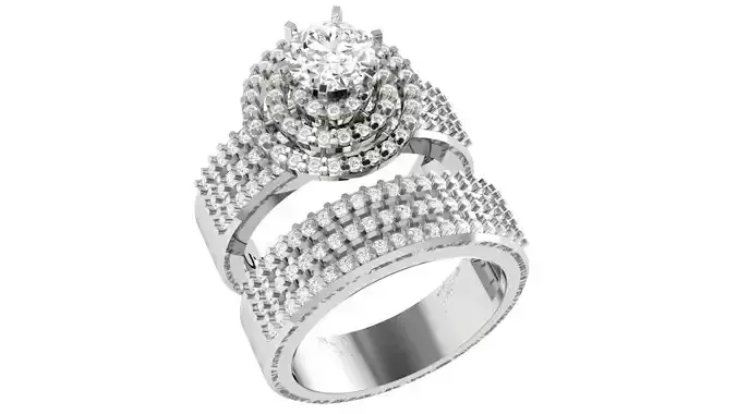 Bridal Set 3dm stl renders details