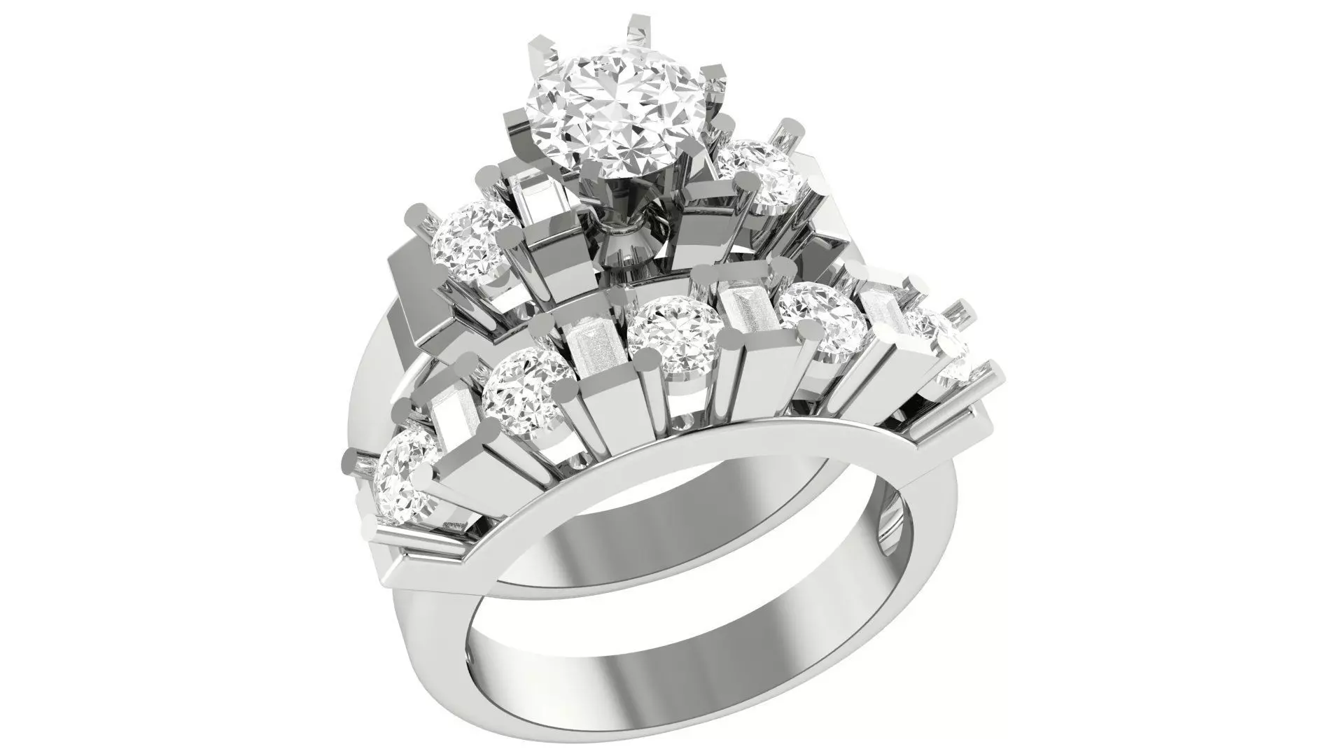 Bridal Set 3dm stl renders details 3D print model_0