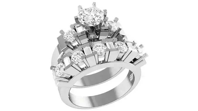 Bridal Set 3dm stl renders details