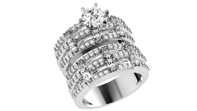 Bridal Set 3dm stl renders details