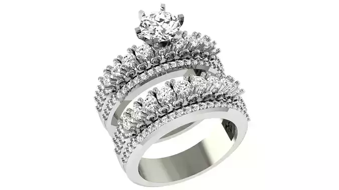 Bridal Set 3dm stl renders details