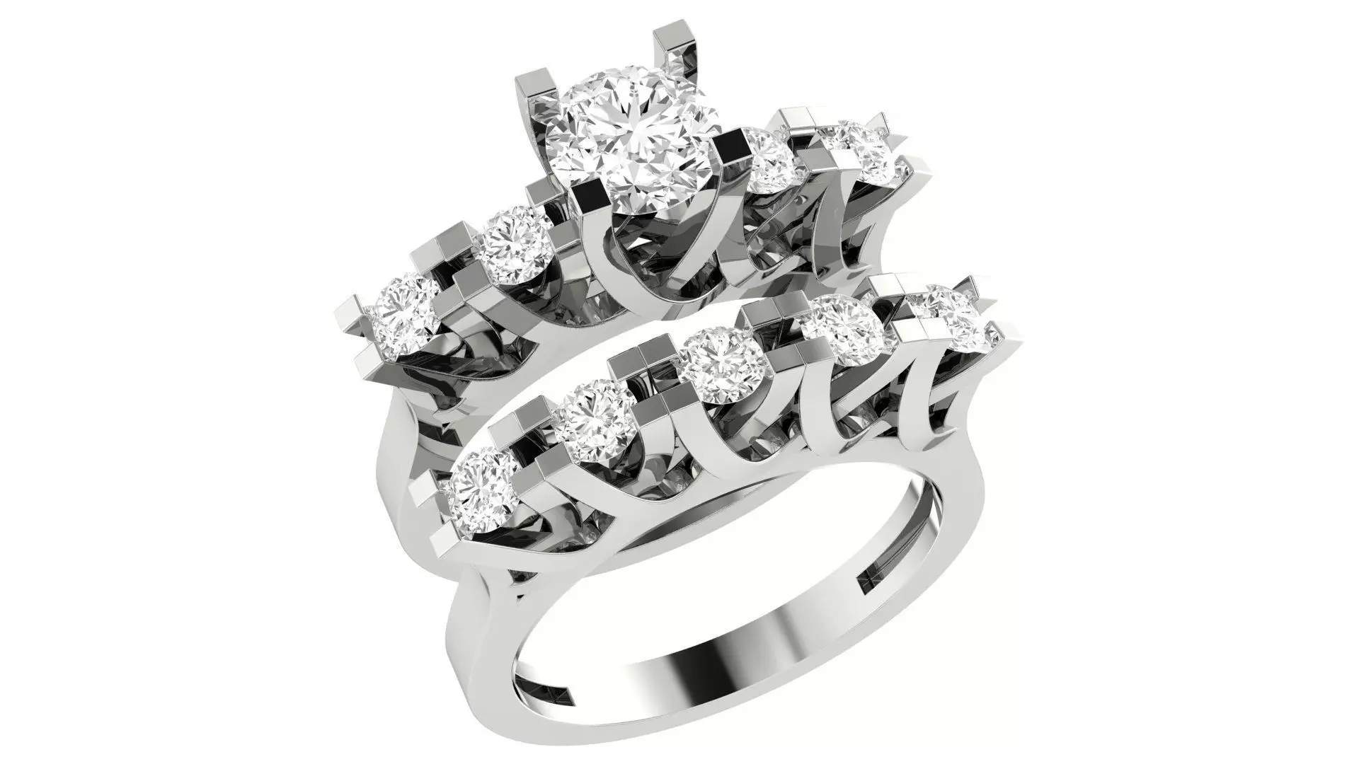 Bridal Set 3dm stl renders details 3D print model_0