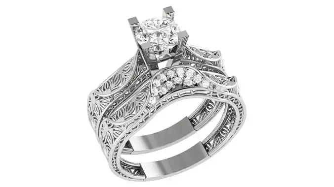 Bridal Set 3dm stl renders details