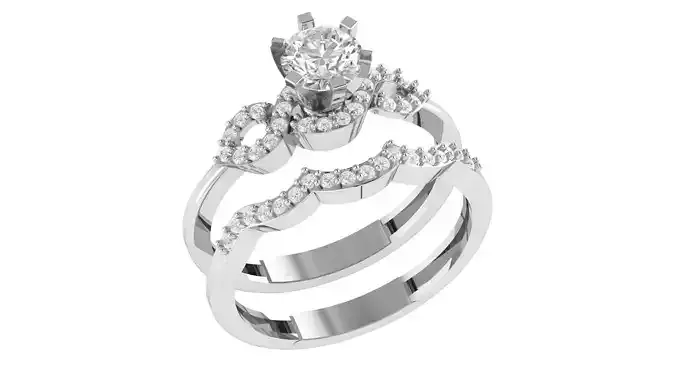 Bridal Set 3dm stl renders details