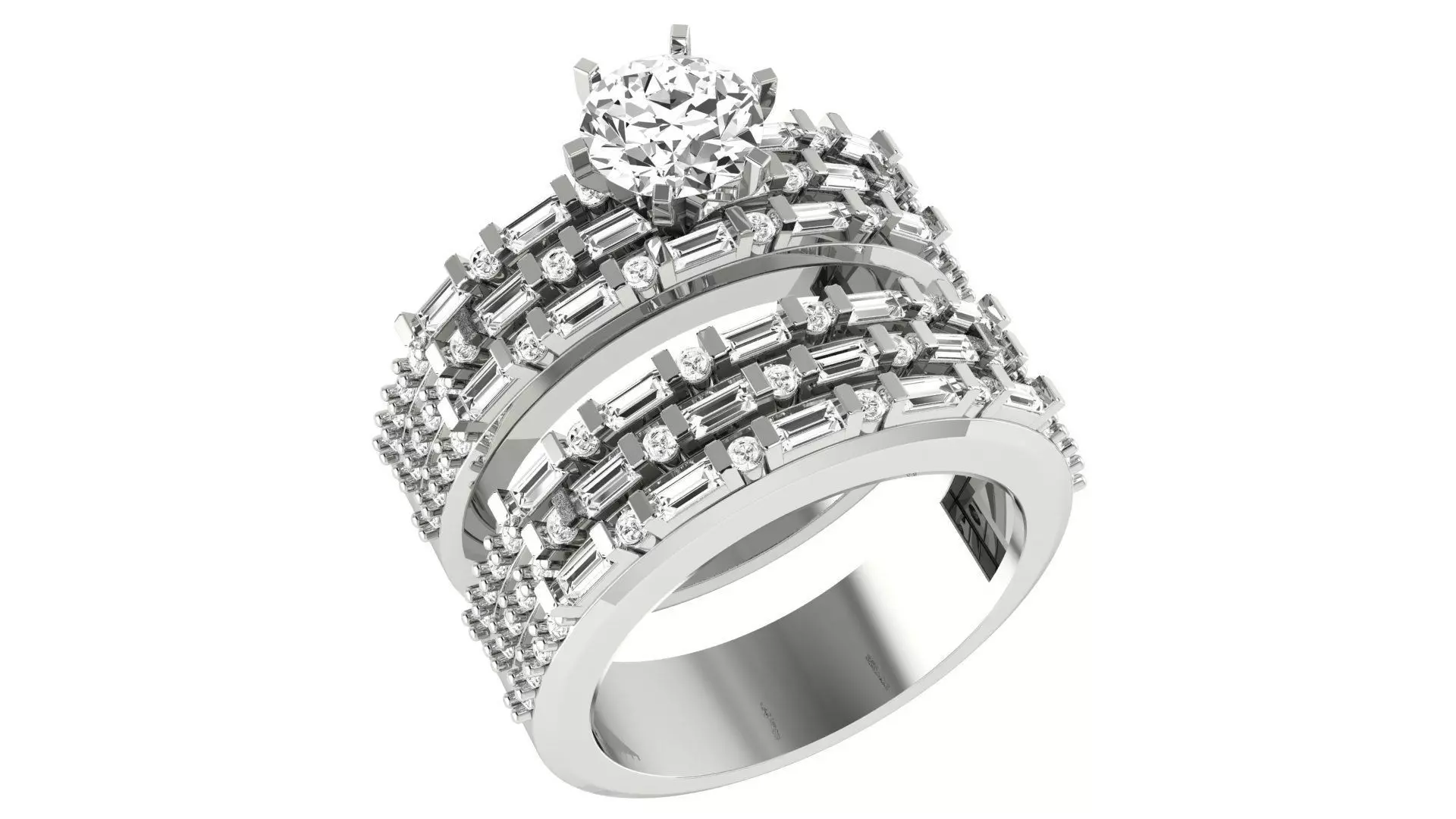 Bridal Set 3dm stl renders details 3D print model_0