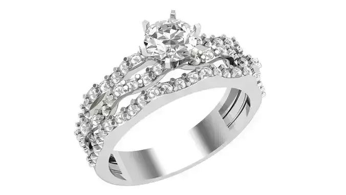 Bridal Set 3dm stl renders details