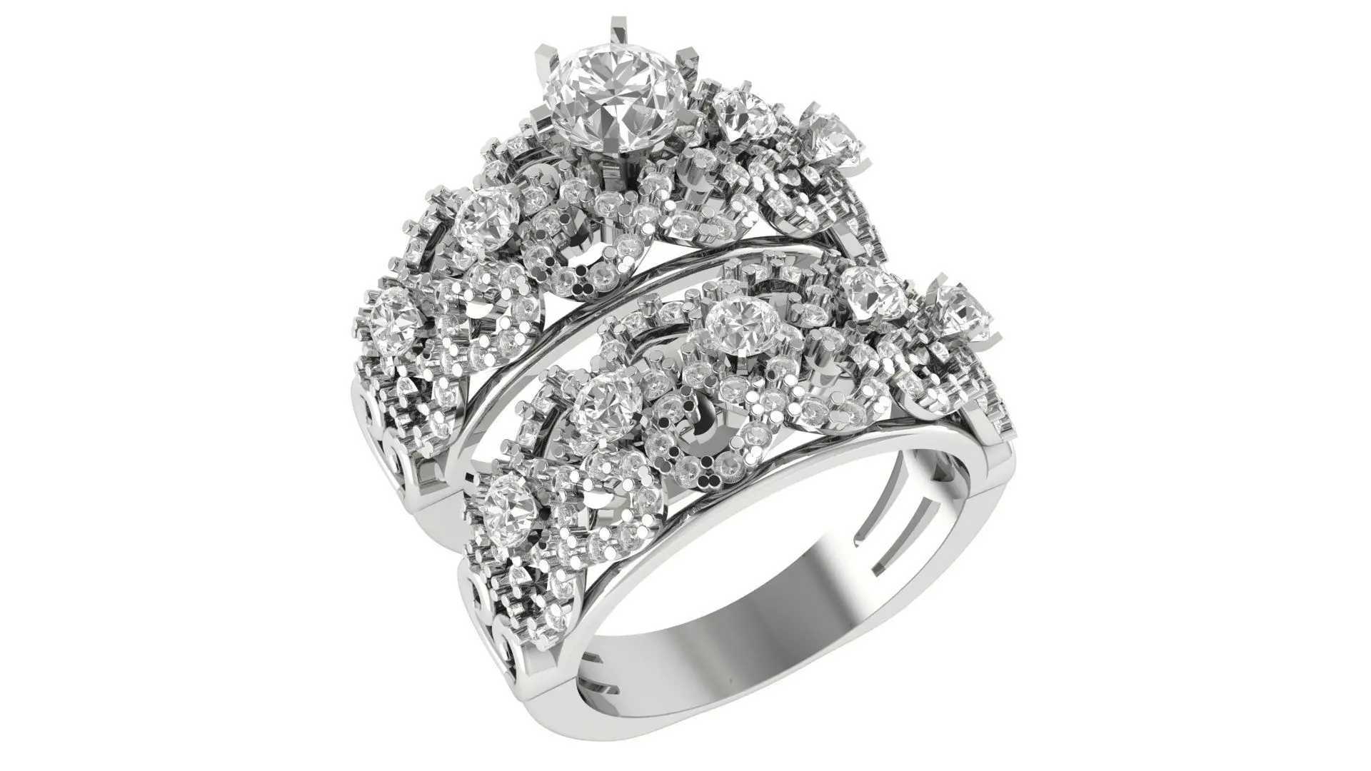 Bridal Set 3dm stl renders details 3D print model_0