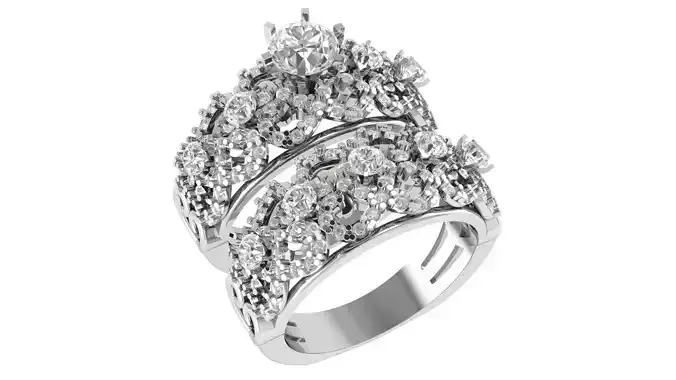 Bridal Set 3dm stl renders details