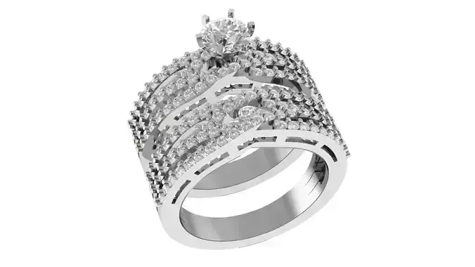 Bridal Set 3dm stl renders details