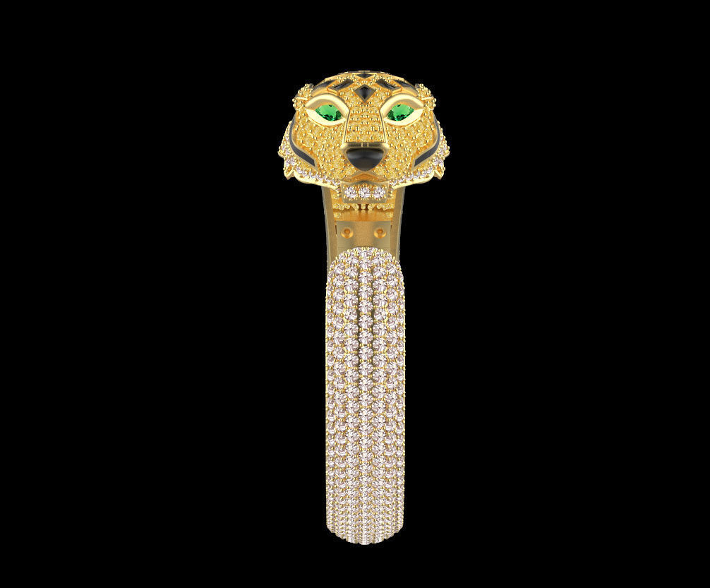 bracelet panther 3D print model_44