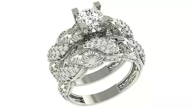 Bridal Set 3dm stl renders details