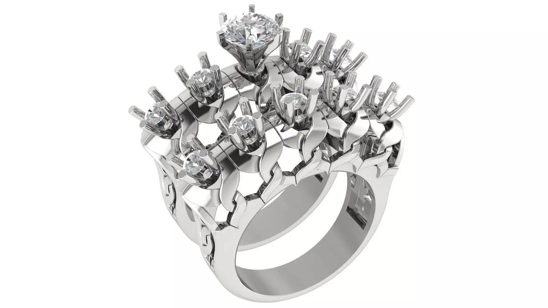 Bridal Set 3dm stl renders details 3D print model_0