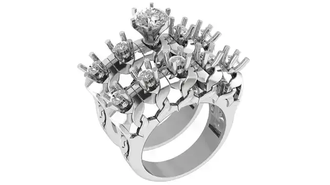 Bridal Set 3dm stl renders details